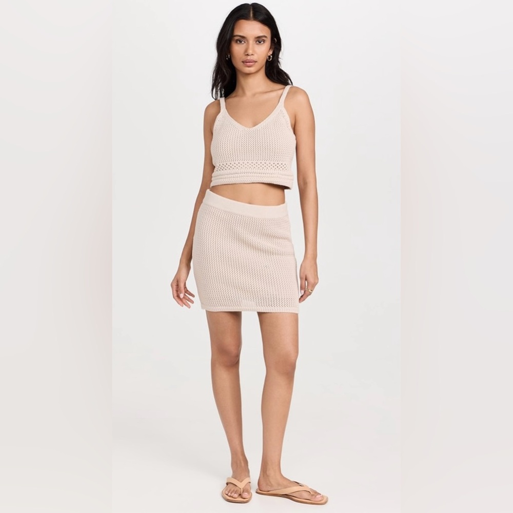 NWT Z Supply size Small crochet SET Embrie top, AND carlita skirt